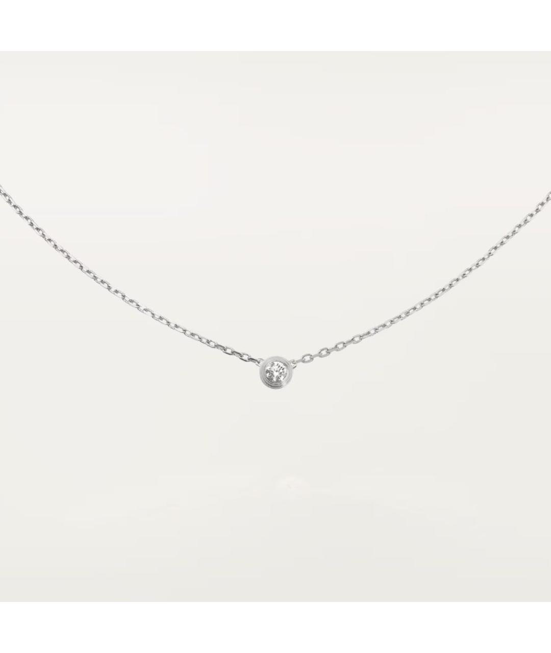 CARTIER Белая подвеска из белого золота, фото 8