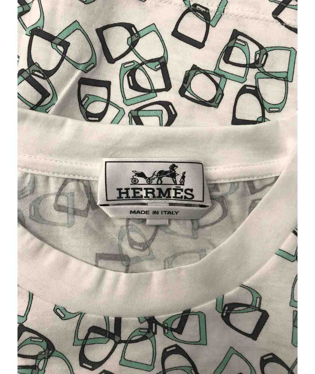 HERMES PRE-OWNED Хлопковая футболка, фото 3