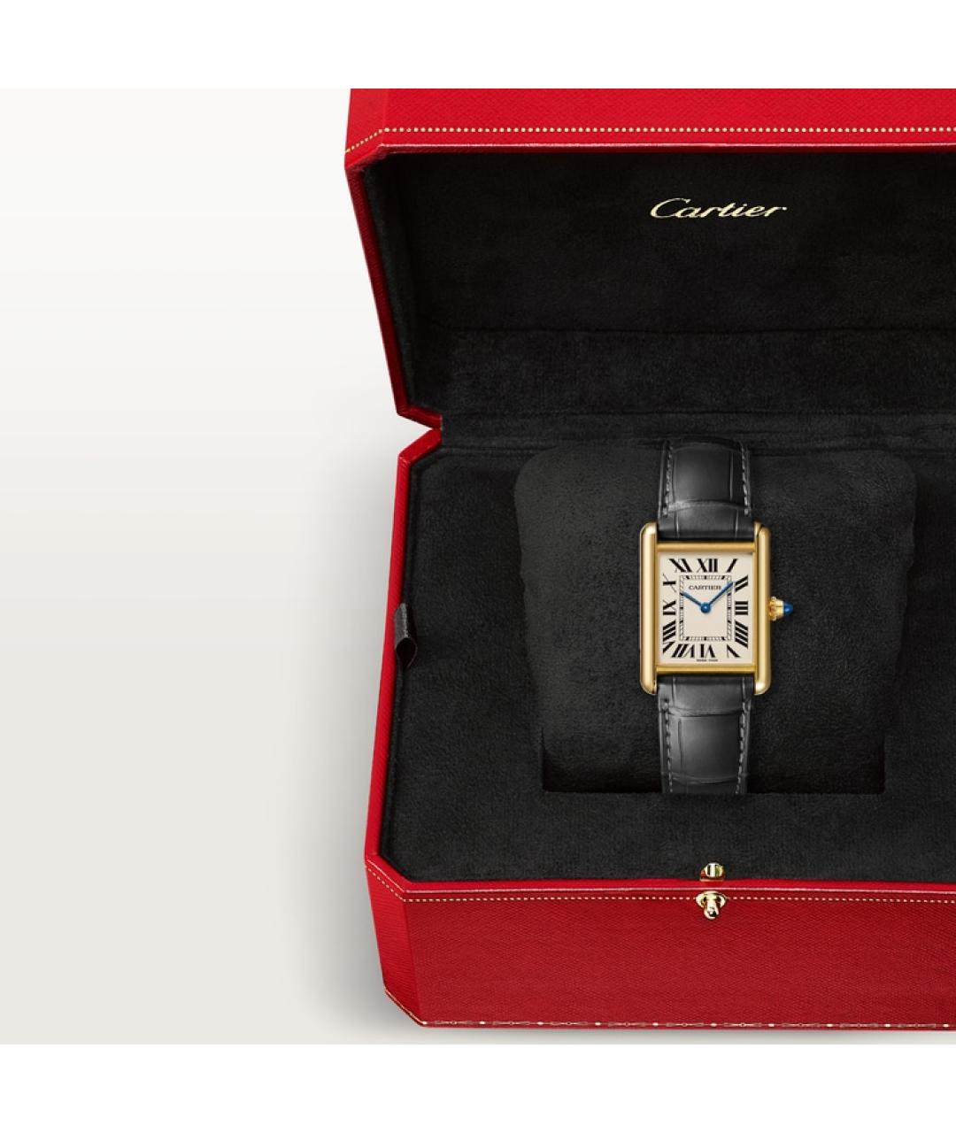 CARTIER Часы из желтого золота, фото 5