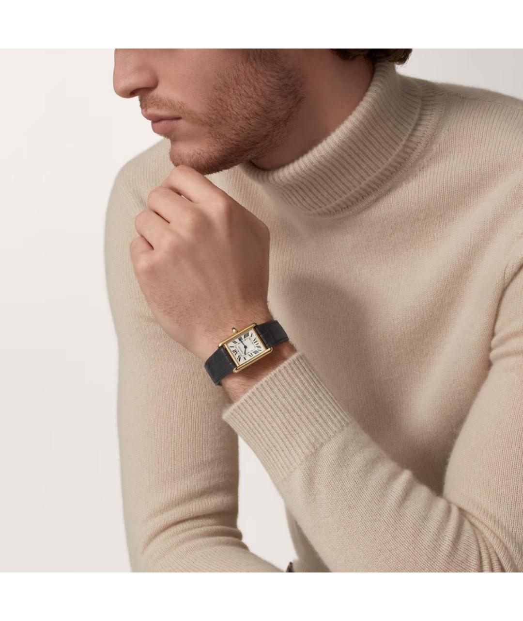CARTIER Часы из желтого золота, фото 6