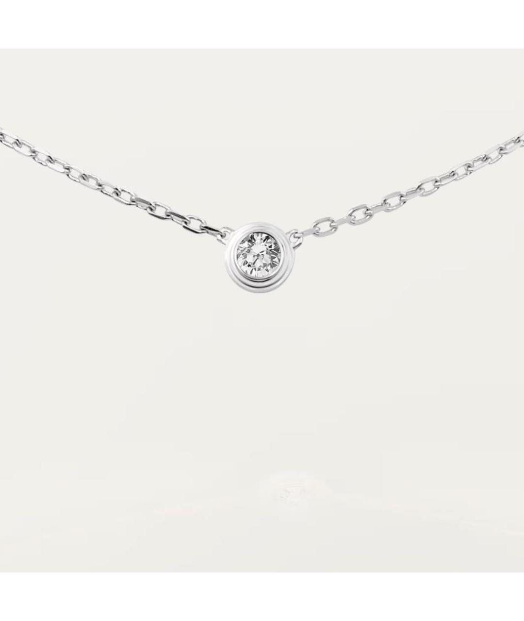 CARTIER Белая подвеска из белого золота, фото 5