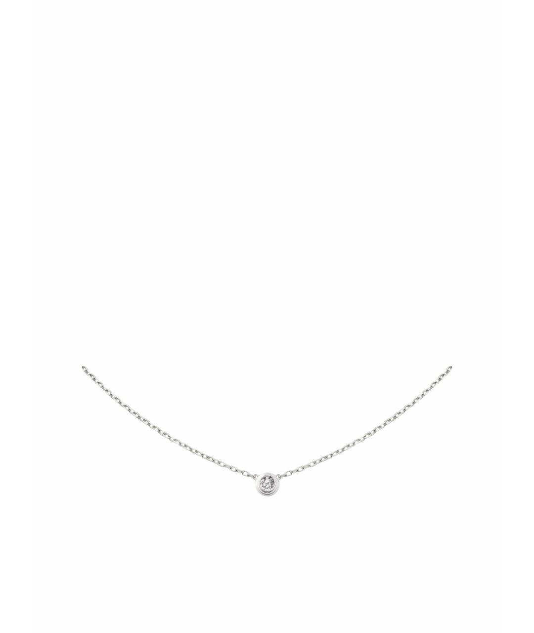 CARTIER Белая подвеска из белого золота, фото 1