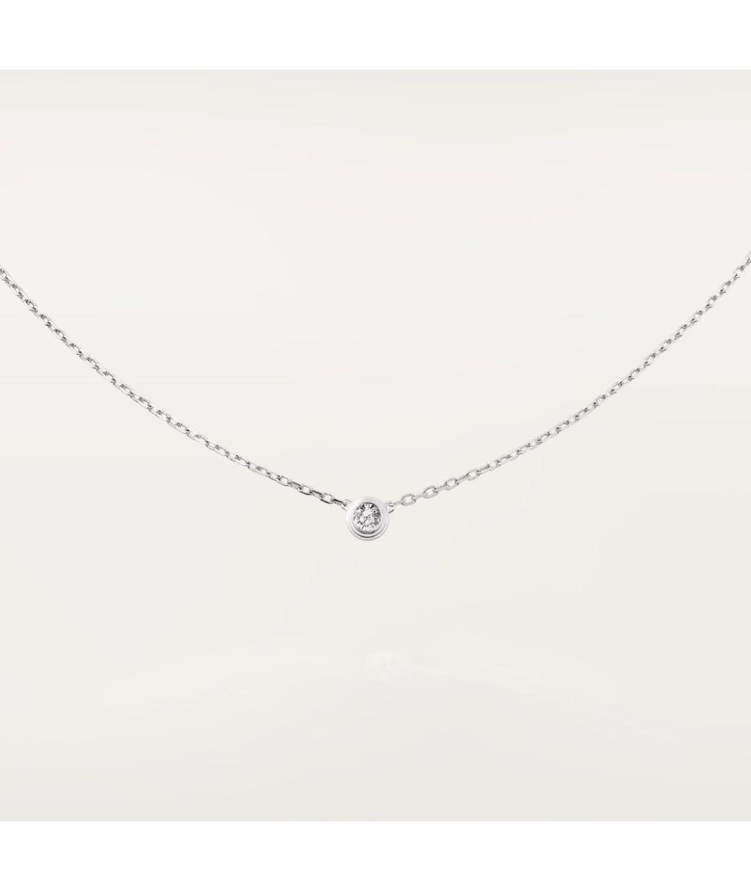 CARTIER Белая подвеска из белого золота, фото 7