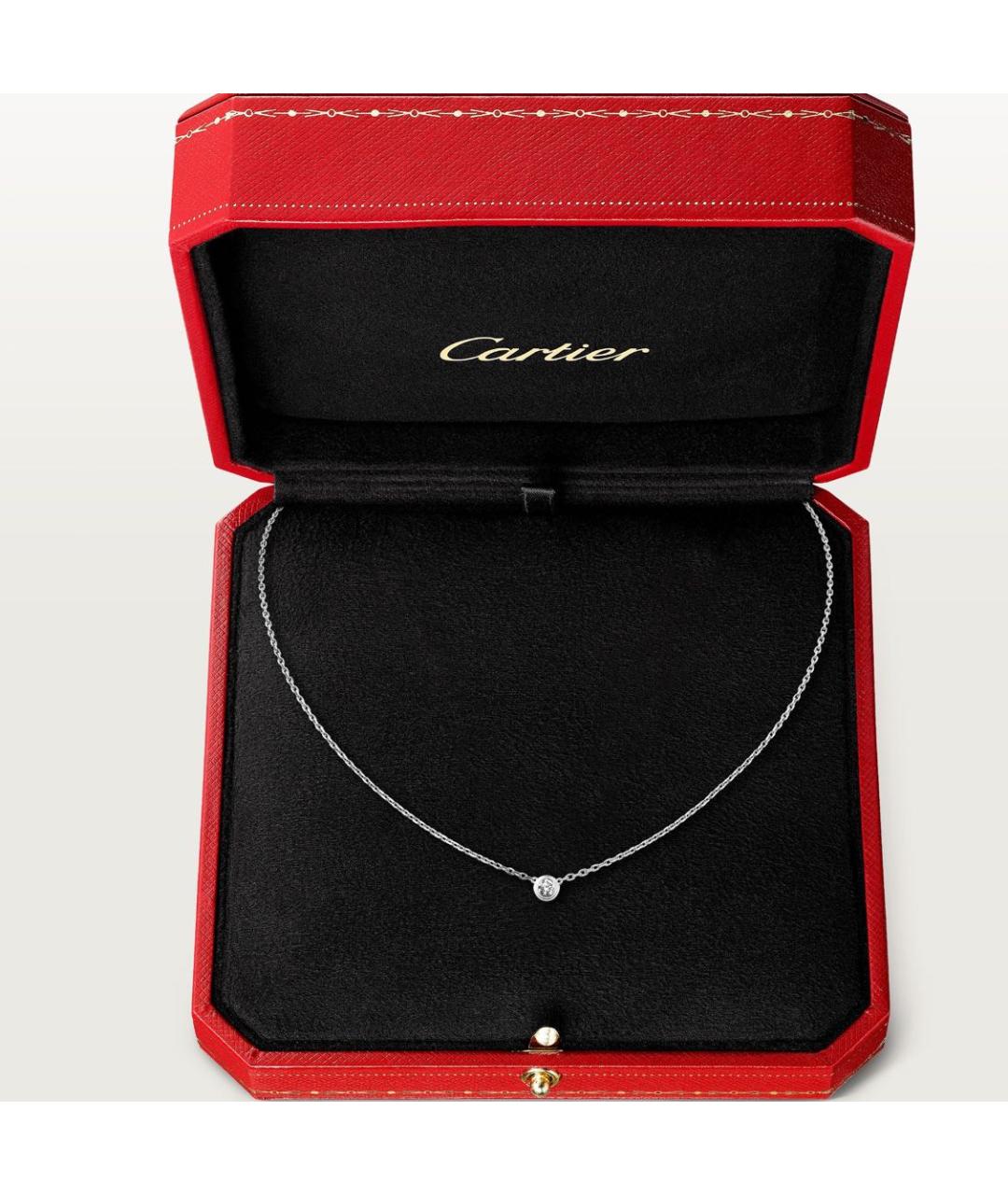 CARTIER Белая подвеска из белого золота, фото 6