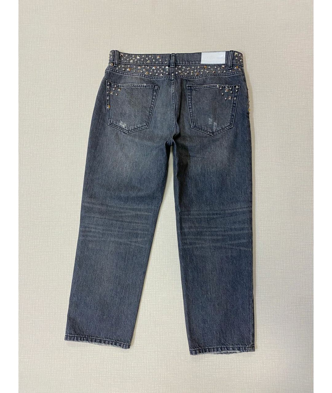 THE KOOPLES Серые хлопковые прямые джинсы, фото 2