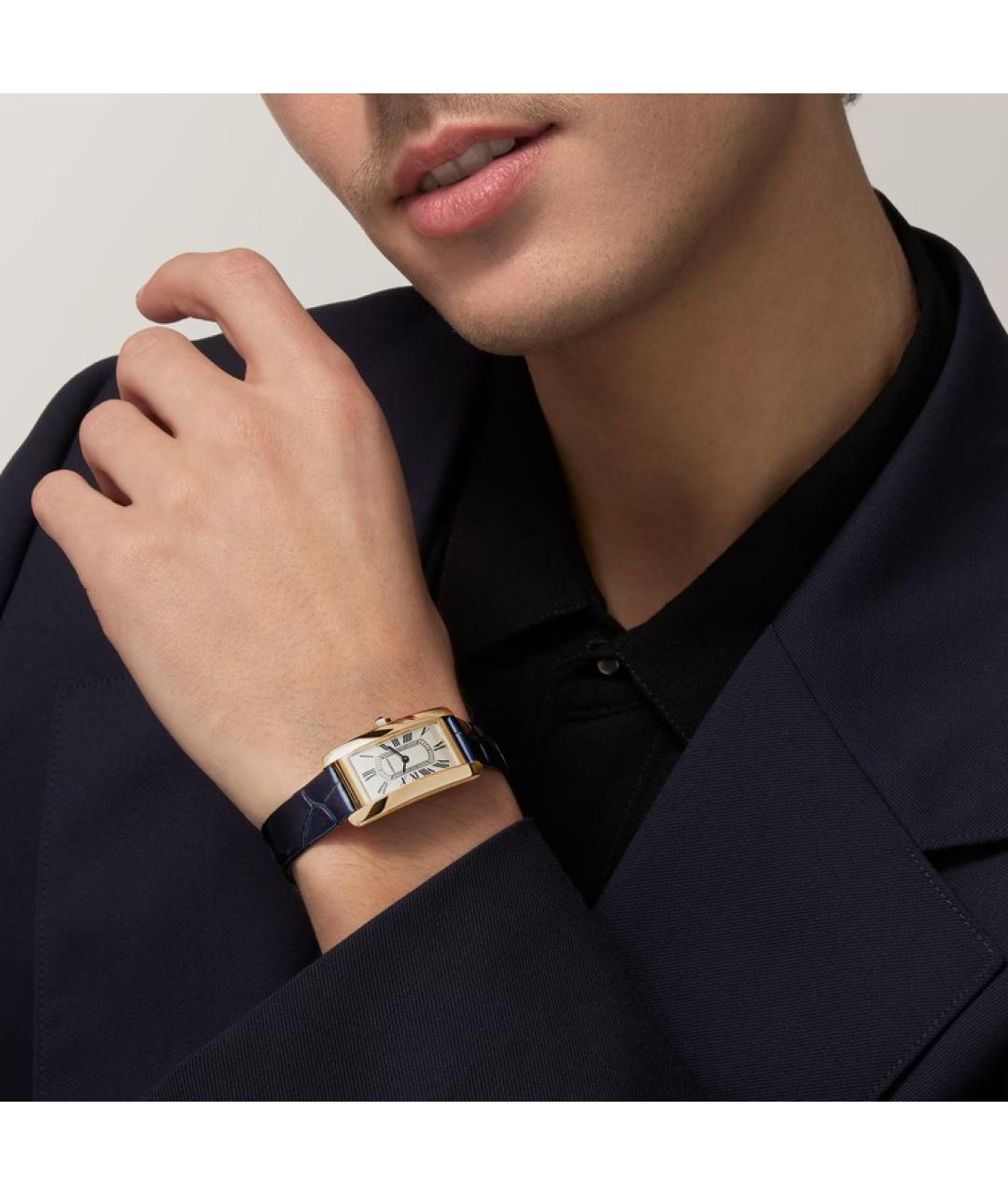 CARTIER Часы из желтого золота, фото 7