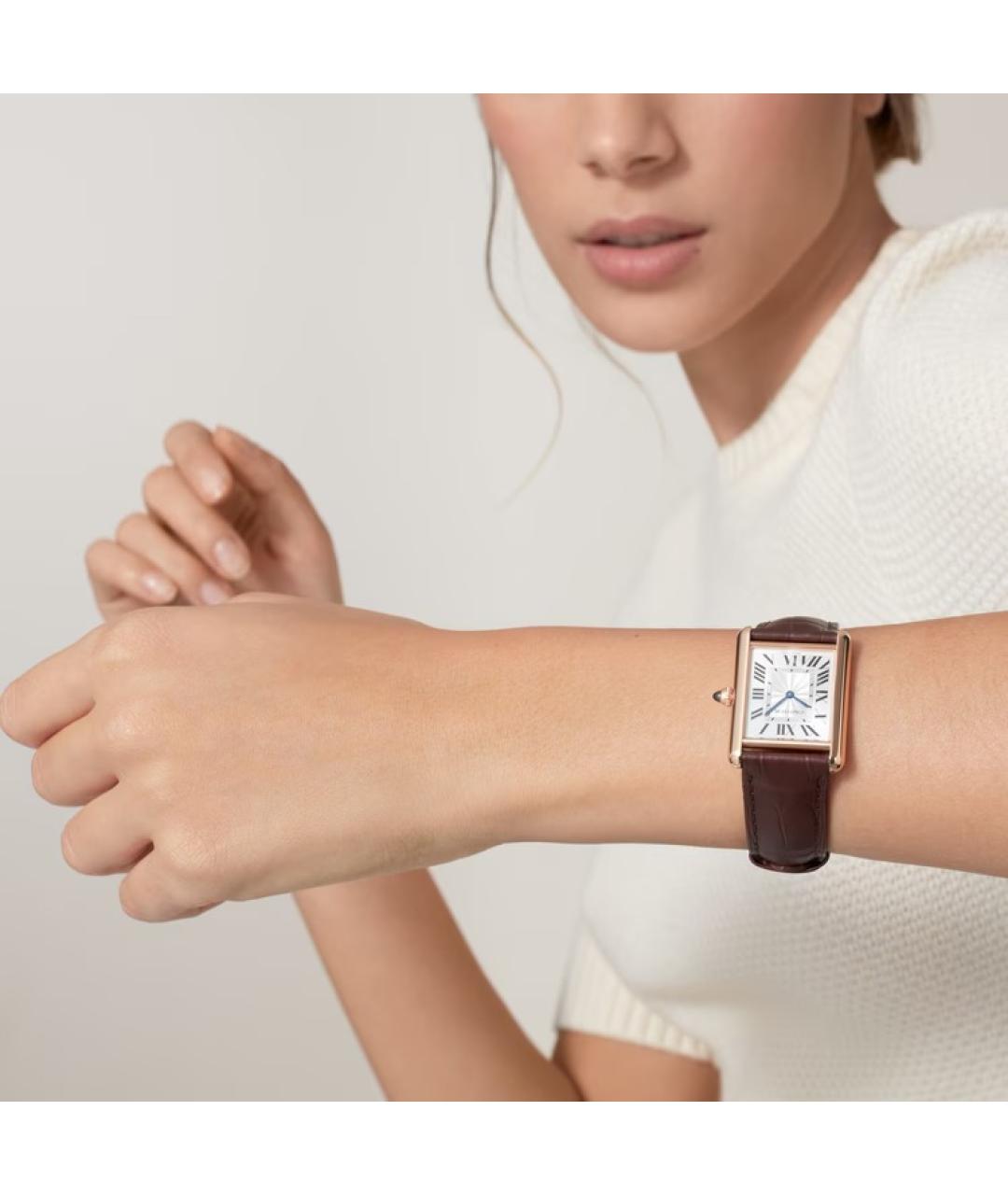 CARTIER Часы из розового золота, фото 8