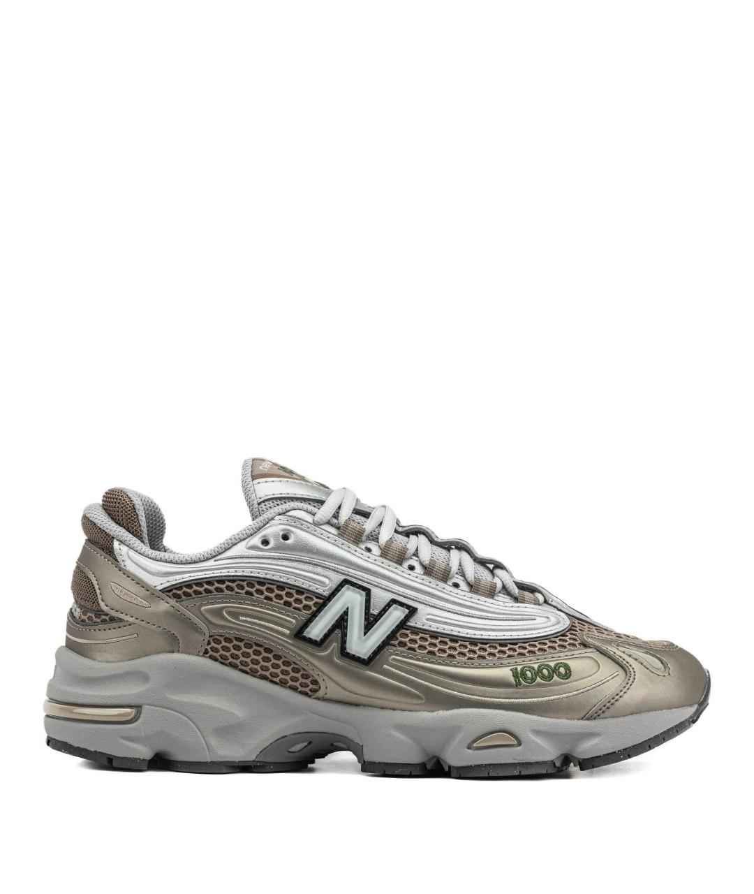 NEW BALANCE Серые низкие кроссовки / кеды, фото 1
