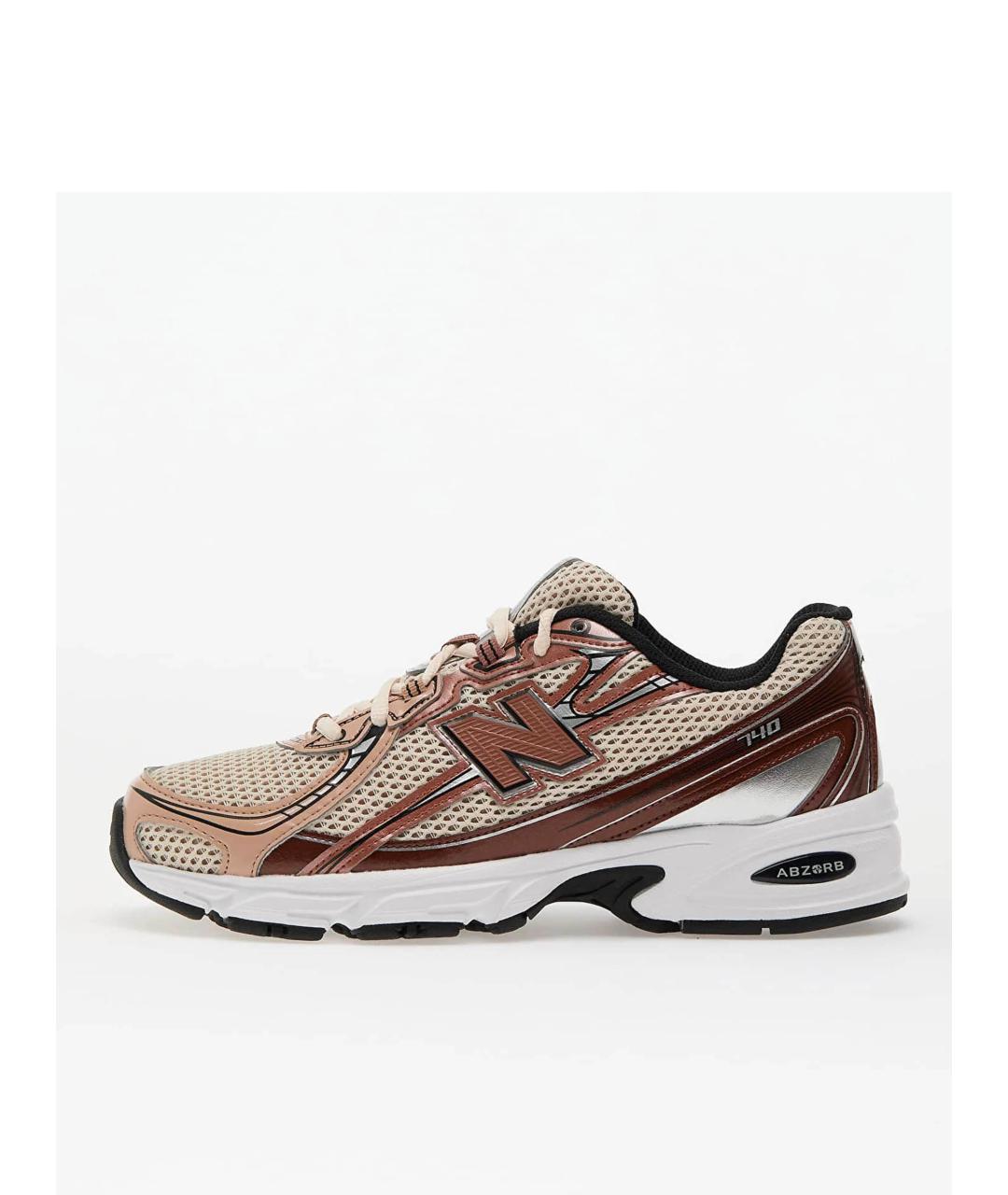 NEW BALANCE Коричневые низкие кроссовки / кеды, фото 3