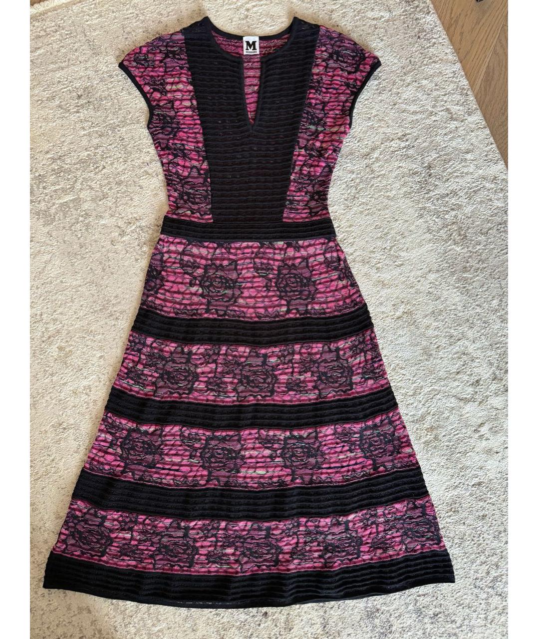MISSONI Розовое хлопковое повседневное платье, фото 8