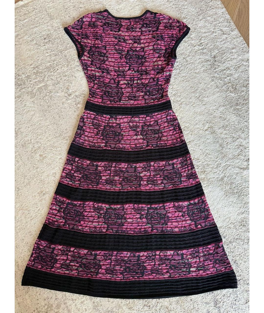 MISSONI Розовое хлопковое повседневное платье, фото 2