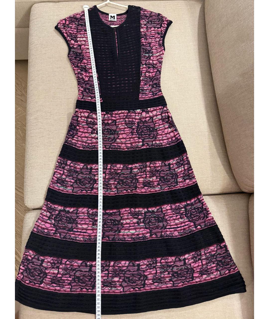 MISSONI Розовое хлопковое повседневное платье, фото 8