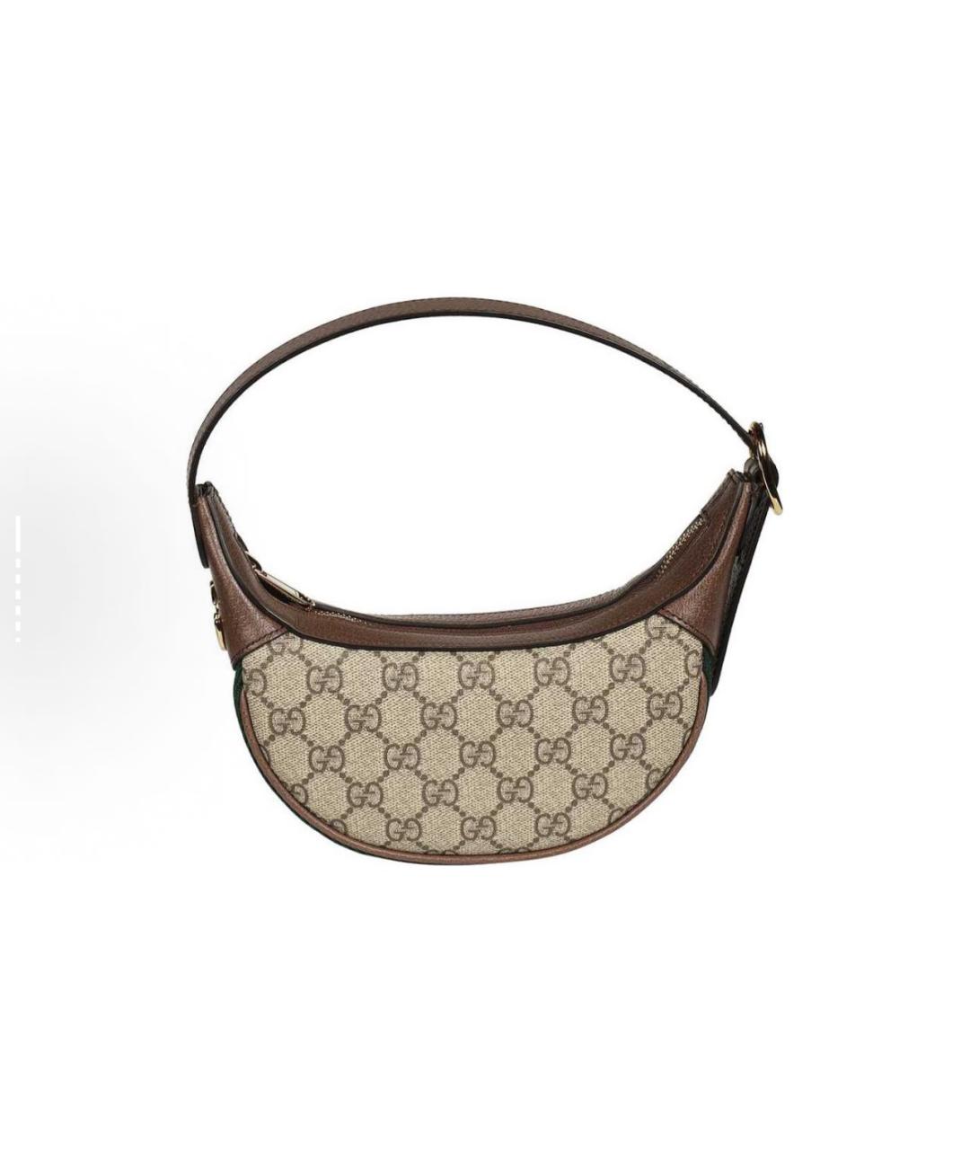 GUCCI Бежевая сумка с короткими ручками, фото 6