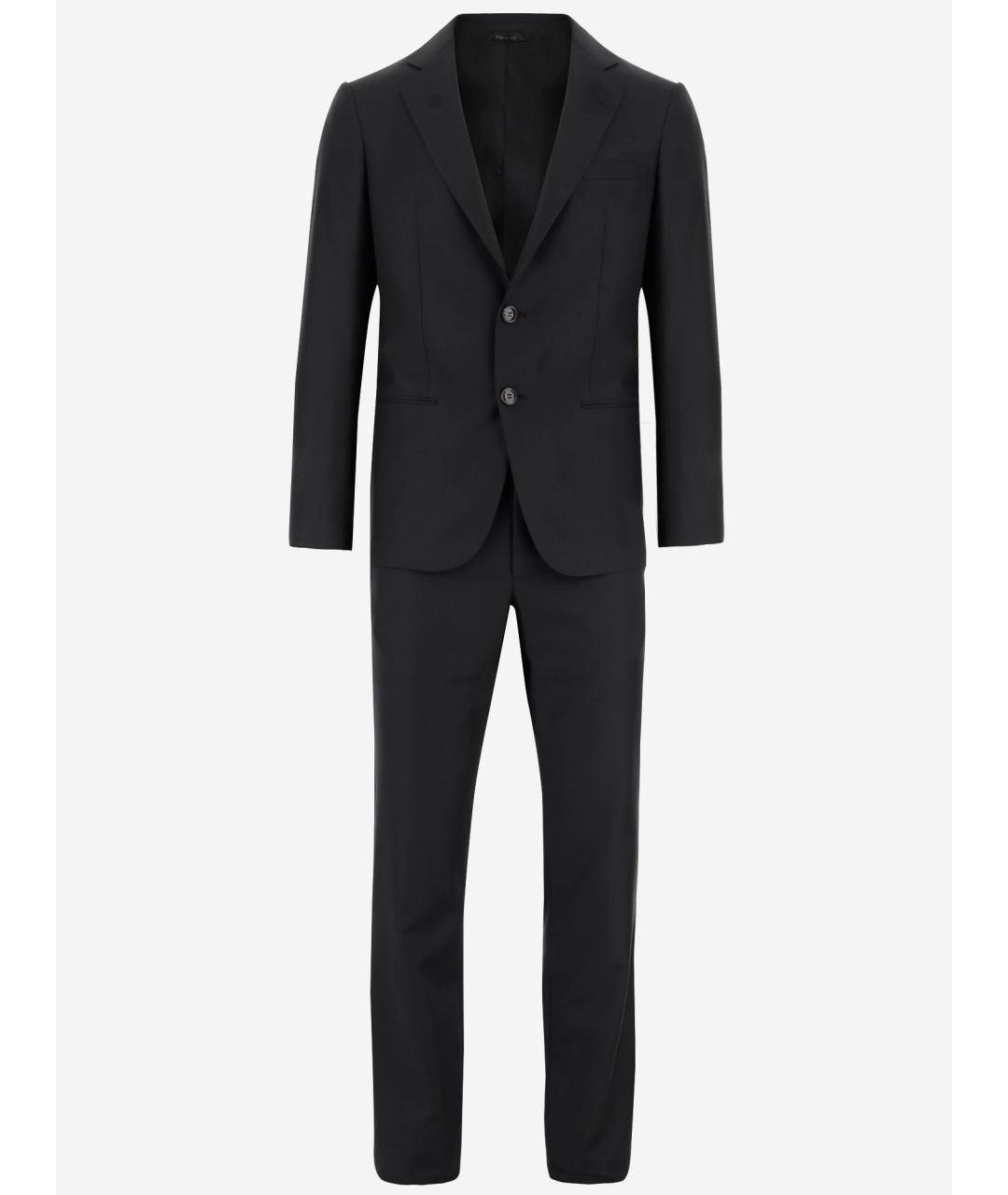 GIORGIO ARMANI Черный классический костюм, фото 4