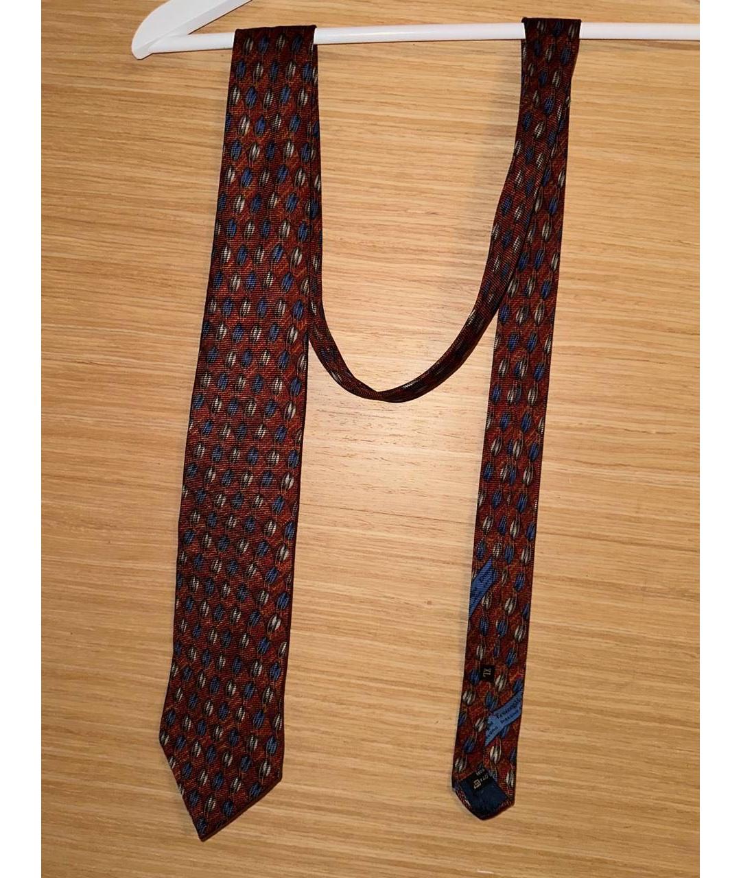 ERMENEGILDO ZEGNA XXX Мульти шелковый галстук, фото 2