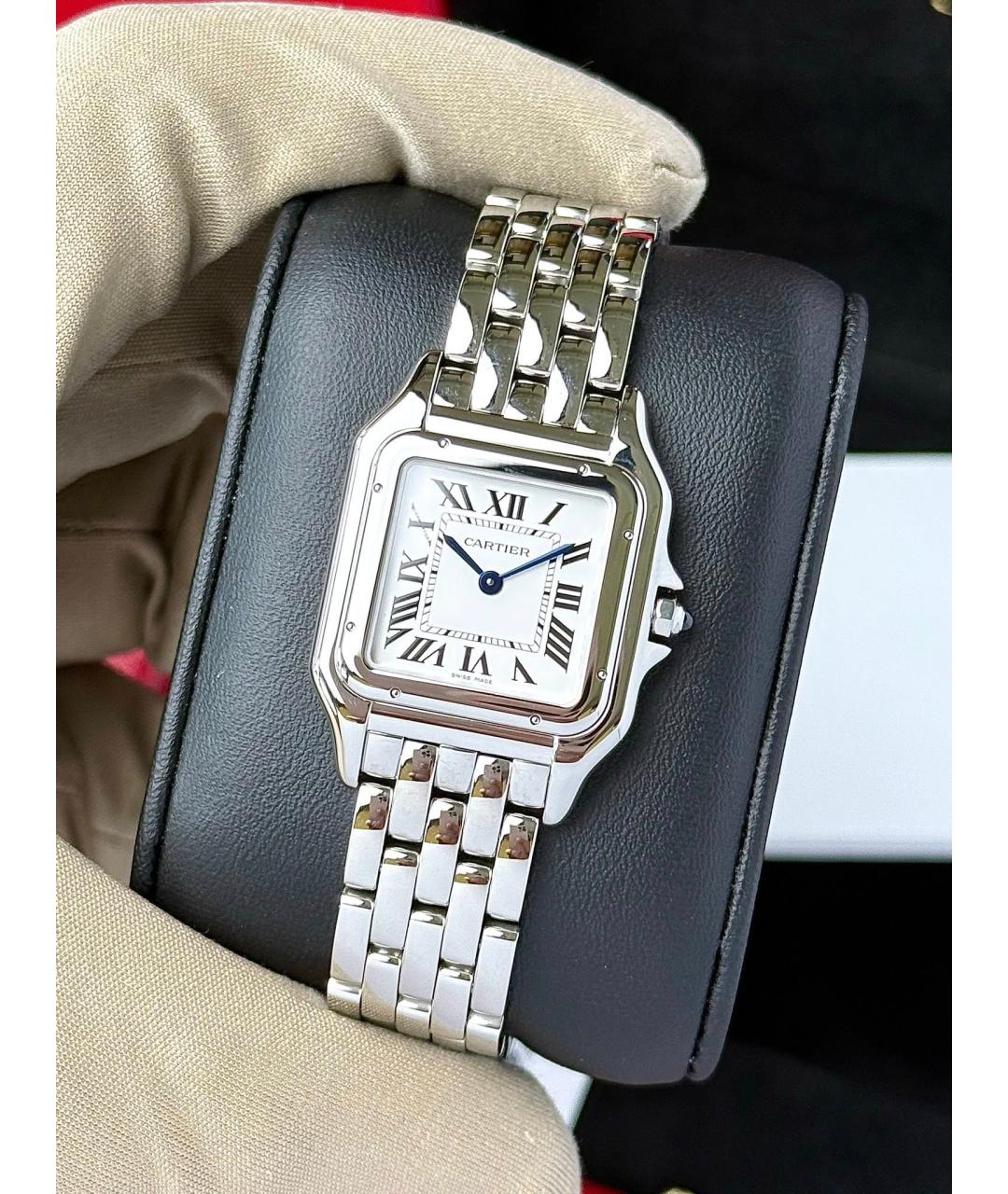 CARTIER Серебряные металлические часы, фото 2