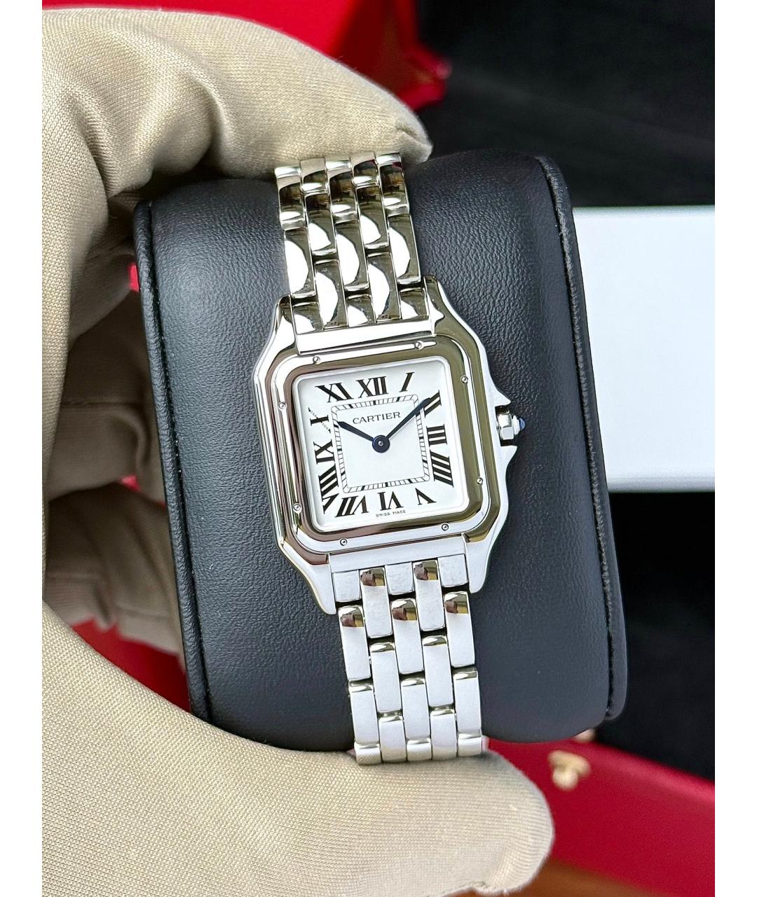 CARTIER Серебряные металлические часы, фото 3