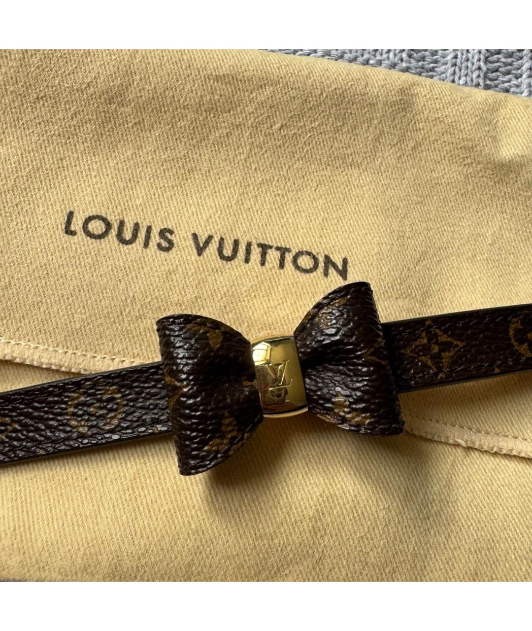LOUIS VUITTON Коричневый браслет, фото 5