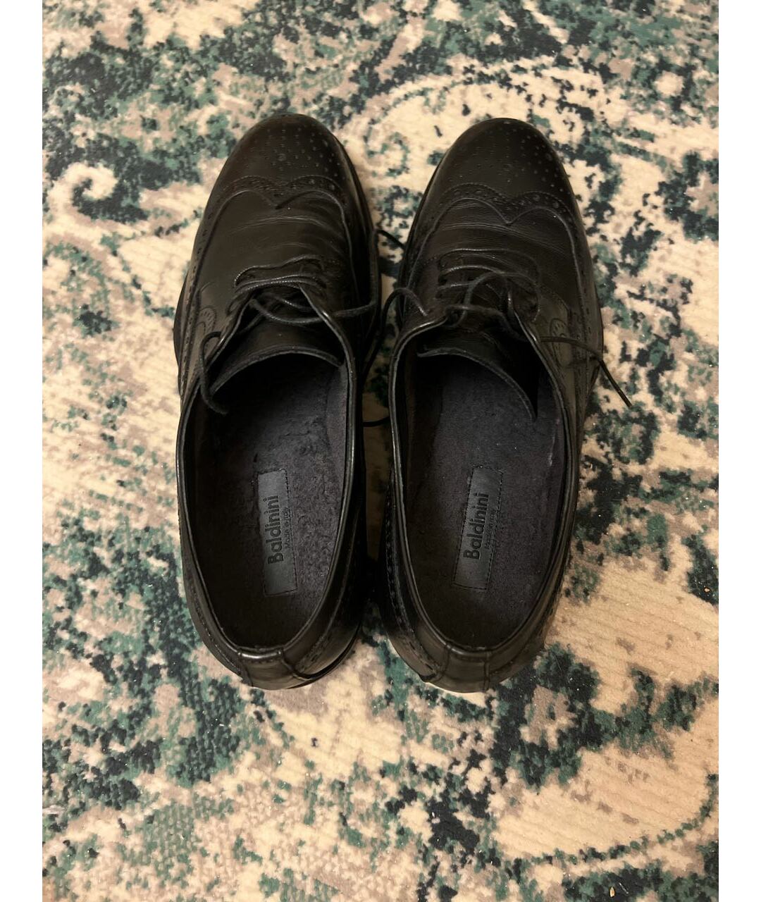 BALDININI Черные кожаные туфли, фото 3