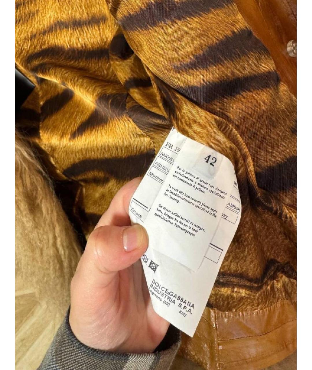 DOLCE&GABBANA Меховая шуба, фото 5
