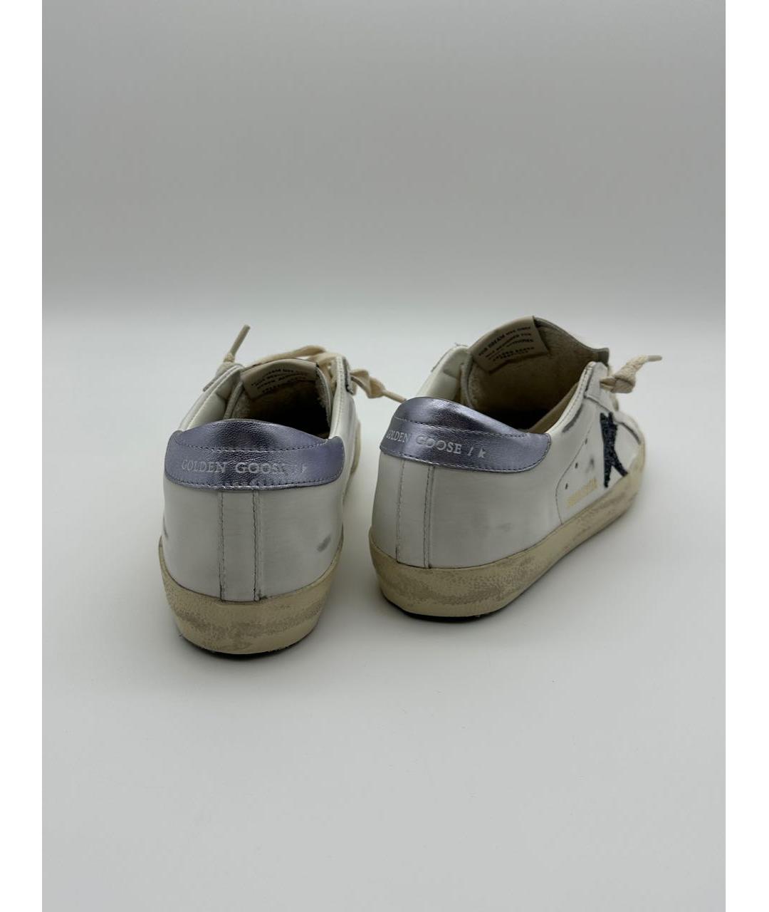 GOLDEN GOOSE DELUXE BRAND Мульти кожаные кеды, фото 4