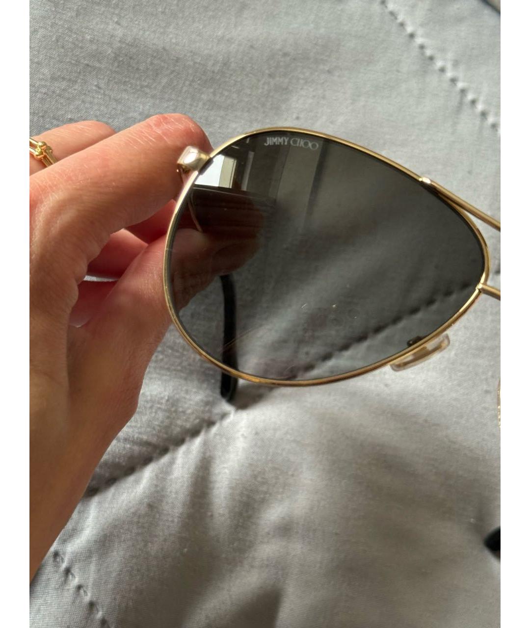 JIMMY CHOO Металлические солнцезащитные очки, фото 3