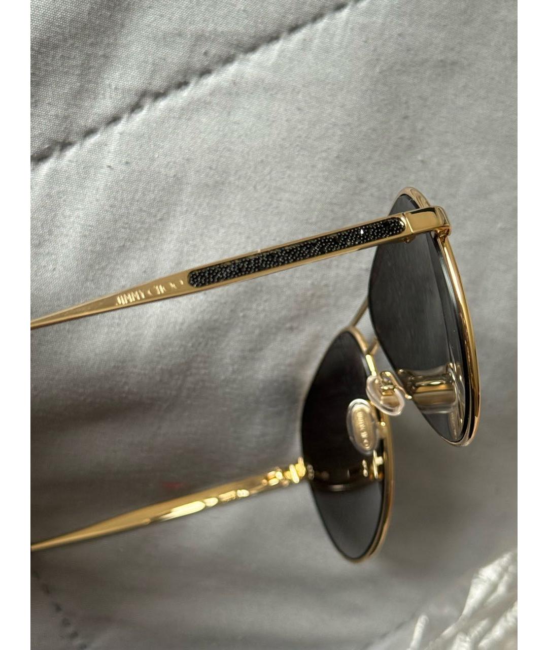 JIMMY CHOO Металлические солнцезащитные очки, фото 4