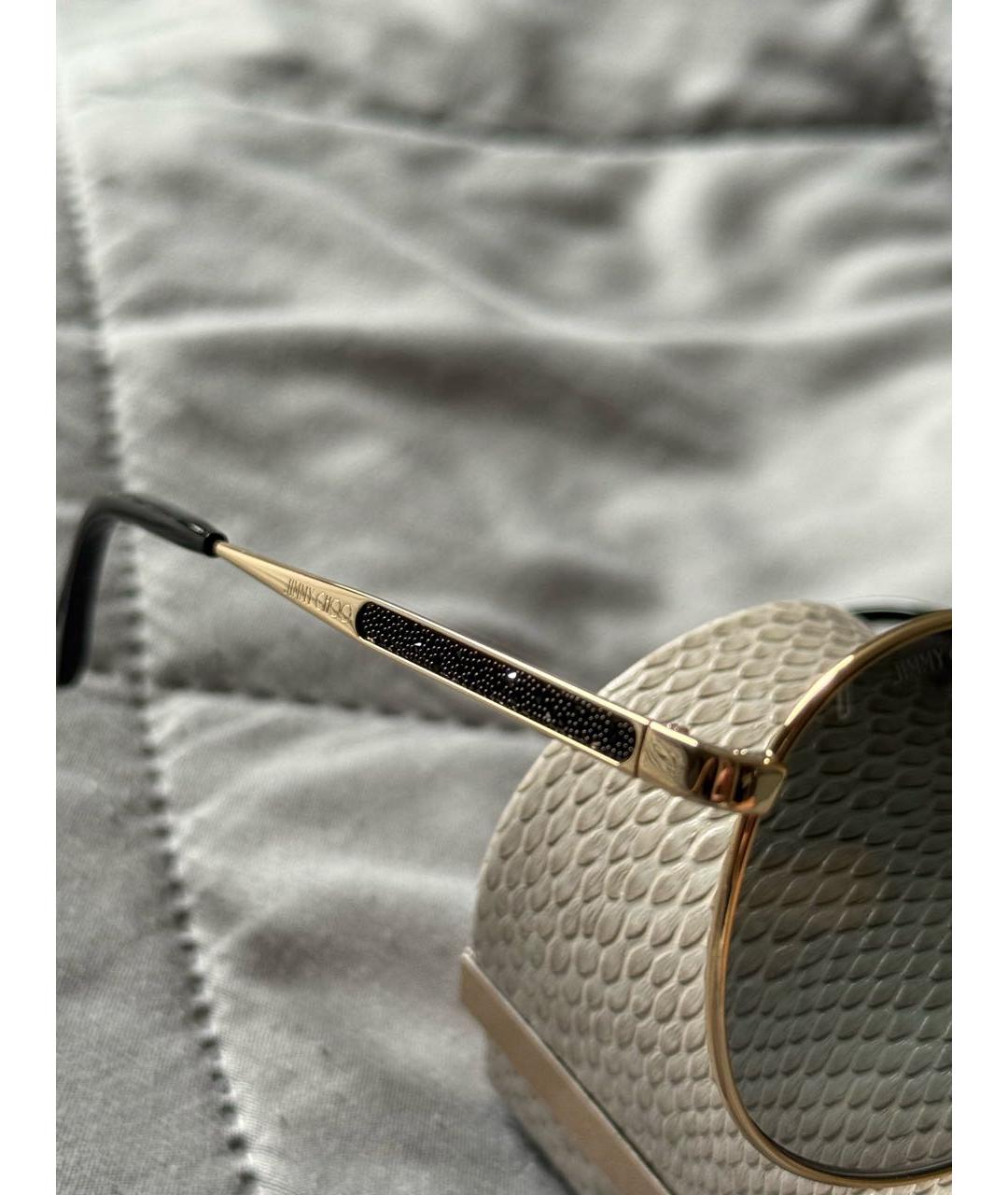 JIMMY CHOO Металлические солнцезащитные очки, фото 2