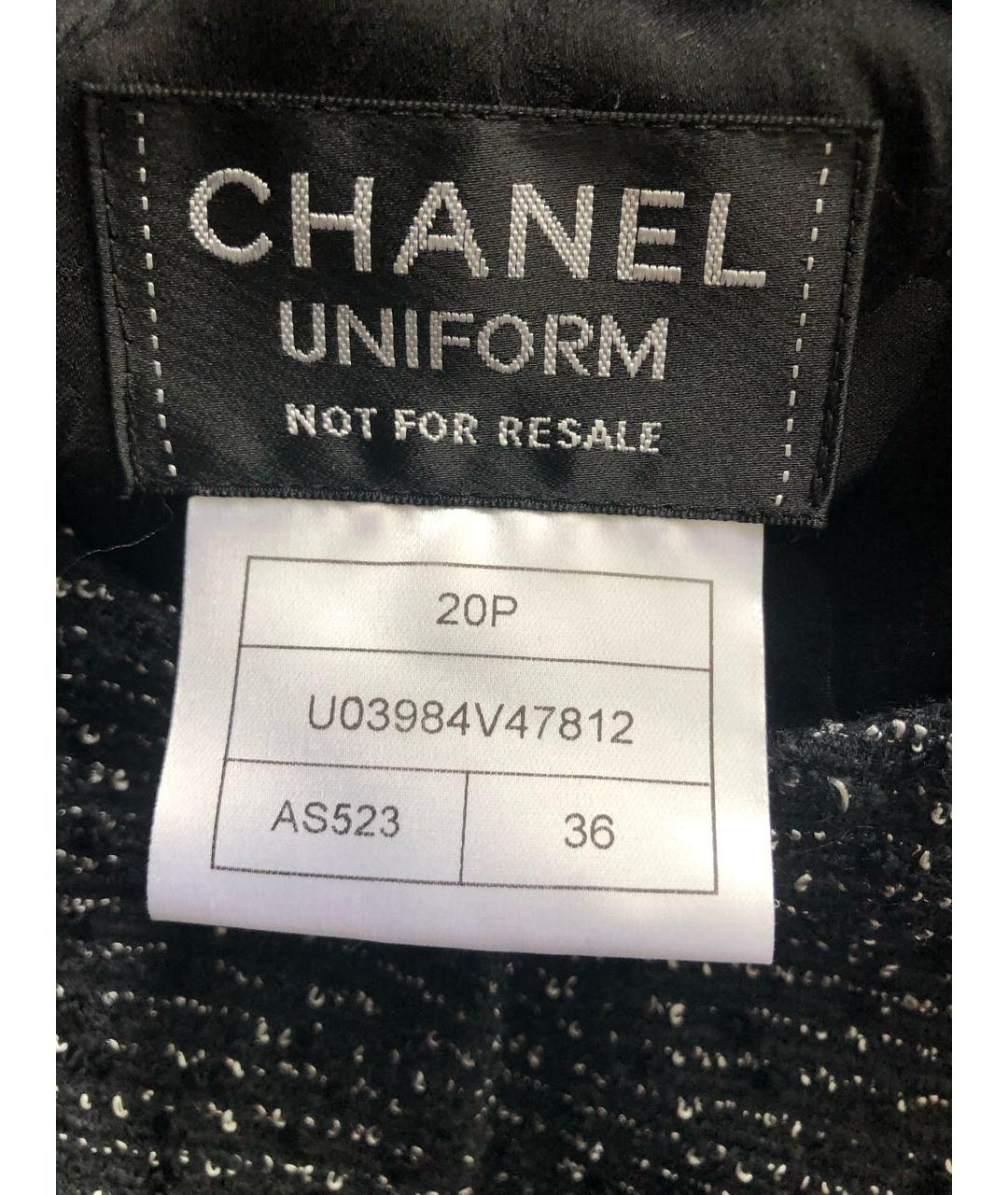 CHANEL Серый твидовый жакет/пиджак, фото 3