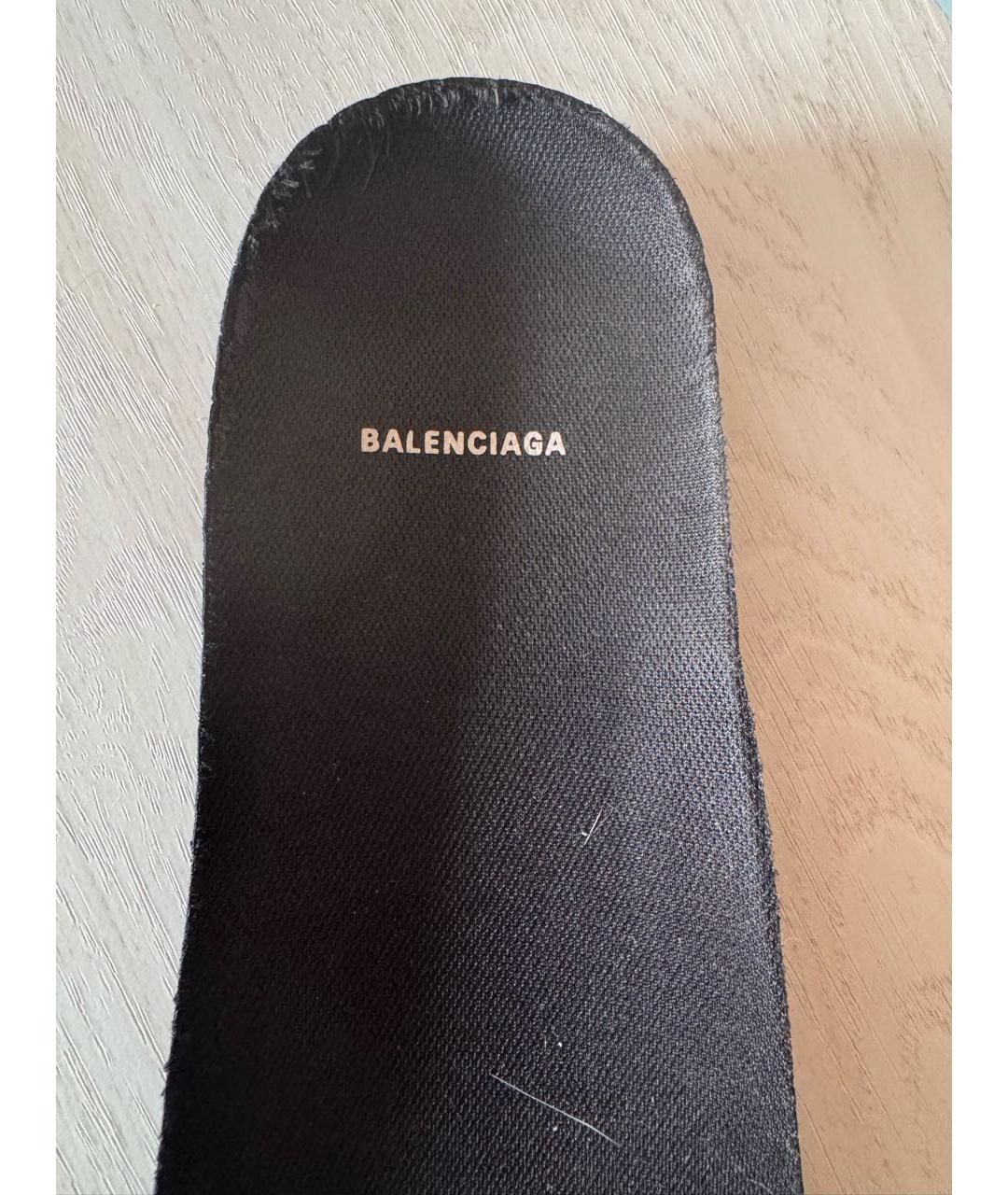 BALENCIAGA Серые синтетические низкие кроссовки / кеды, фото 6