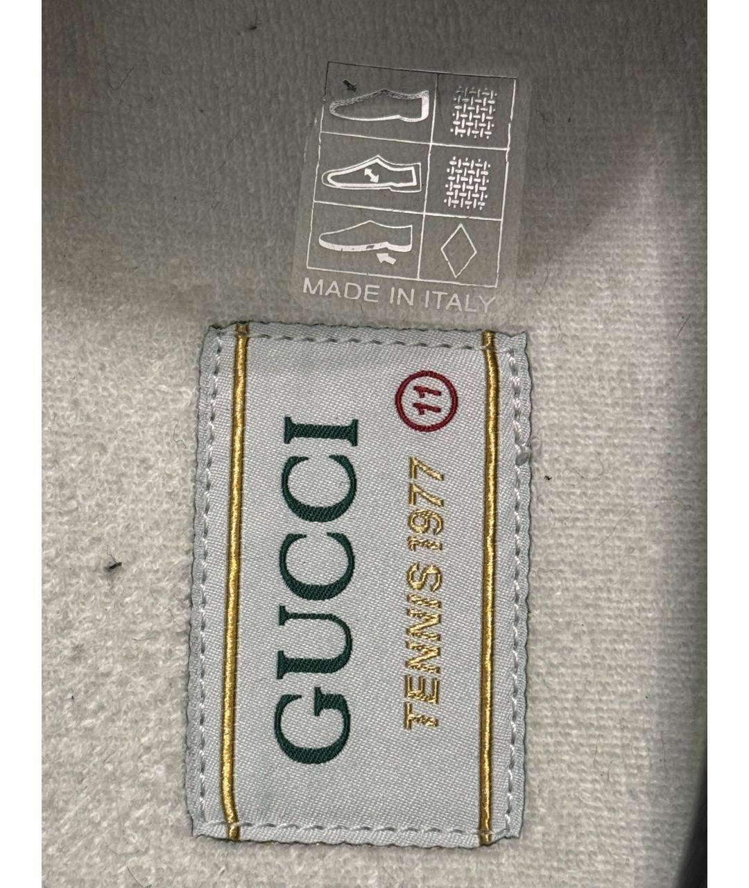 GUCCI Черные текстильные слипоны, фото 7