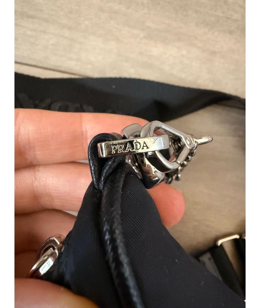 PRADA Черная сумка через плечо, фото 8