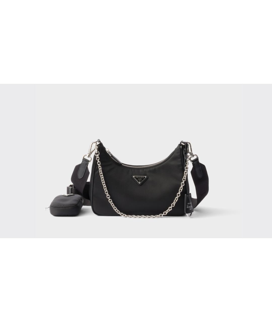 PRADA Черная сумка через плечо, фото 9