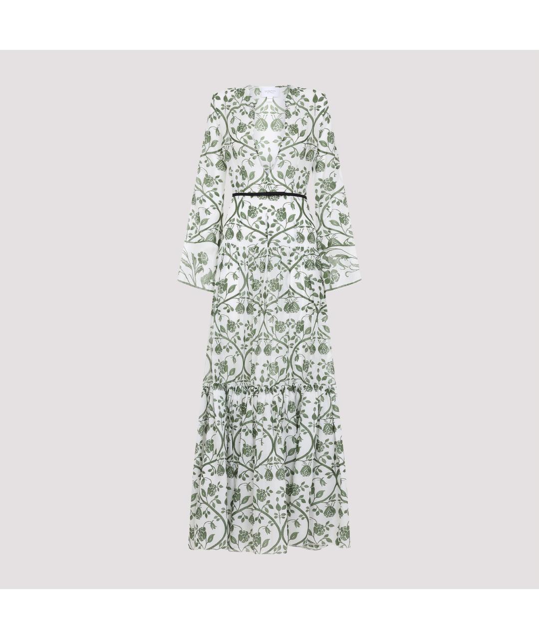 GIAMBATTISTA VALLI Мульти хлопковое платье, фото 4