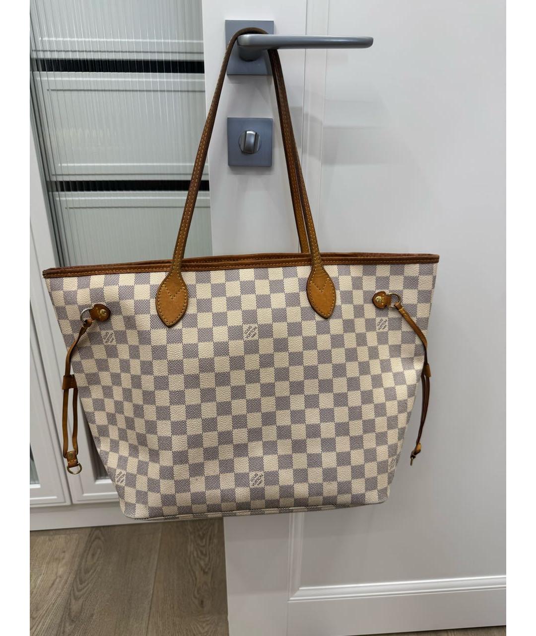 LOUIS VUITTON Белая сумка тоут, фото 7