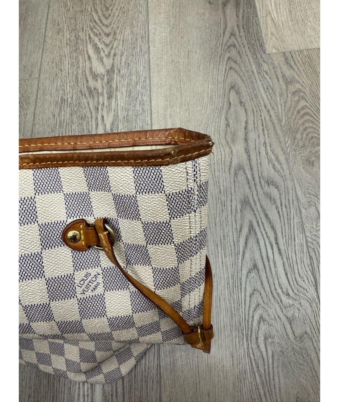LOUIS VUITTON Белая сумка тоут, фото 5
