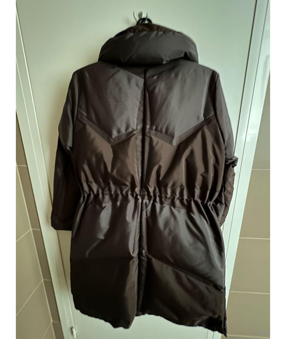 ISSEY MIYAKE Коричневый полиэстеровый пуховик, фото 2