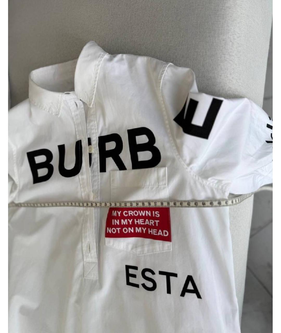 BURBERRY Хлопковое повседневное платье, фото 7