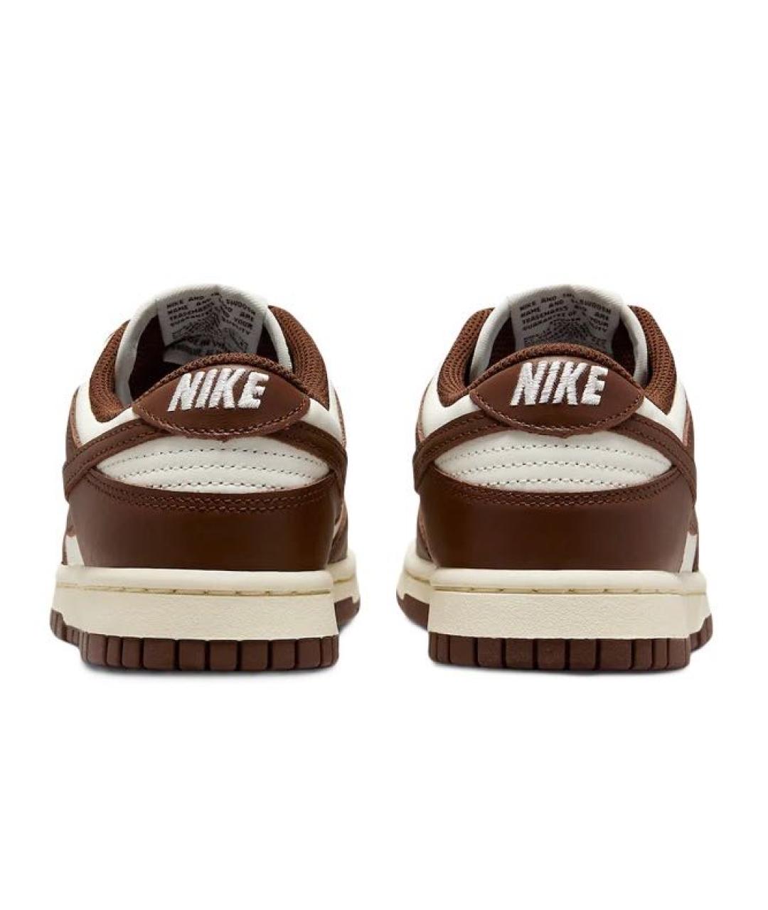 NIKE Коричневые кожаные кроссовки, фото 3