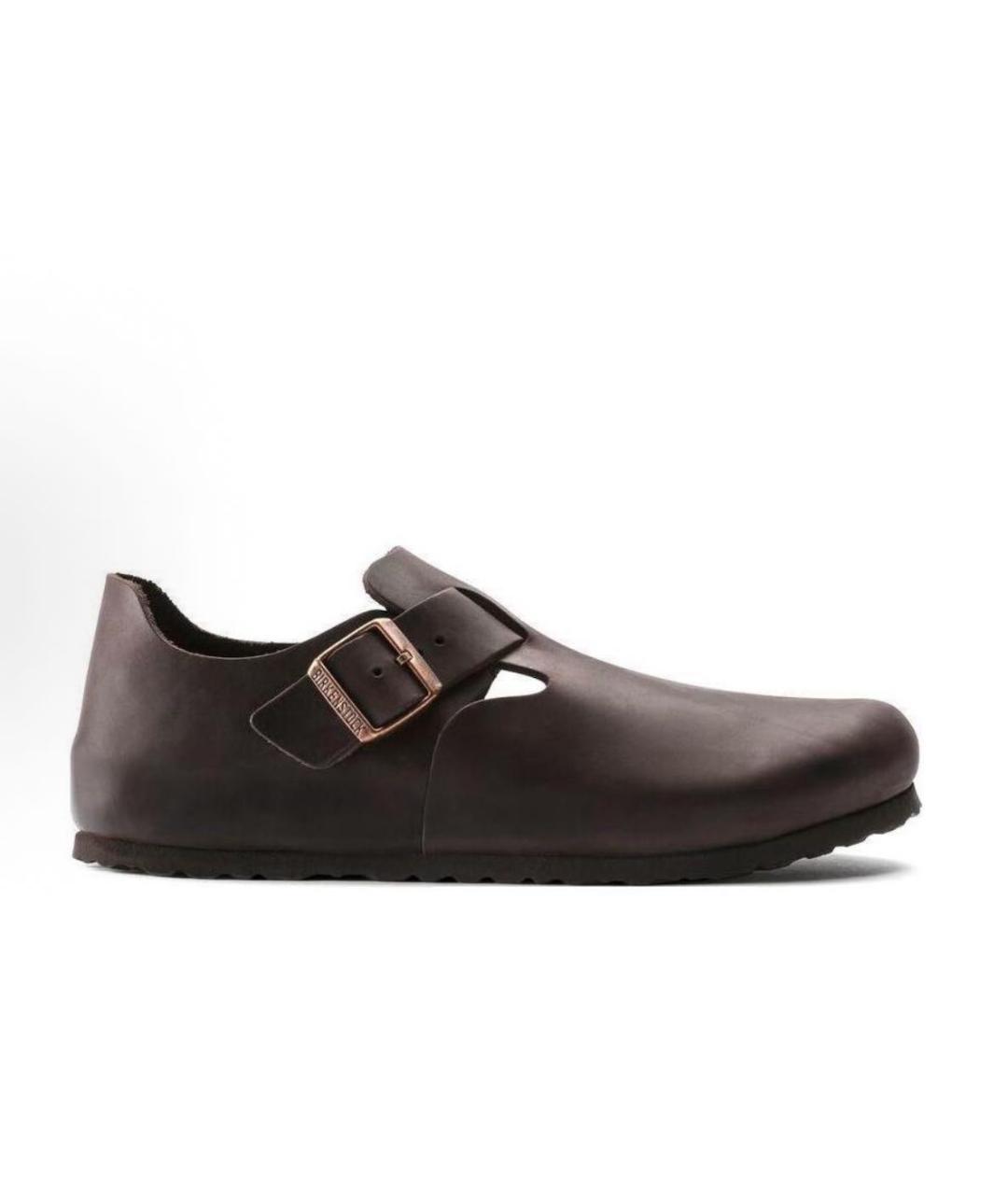 BIRKENSTOCK Коричневые кожаные сандалии, фото 2