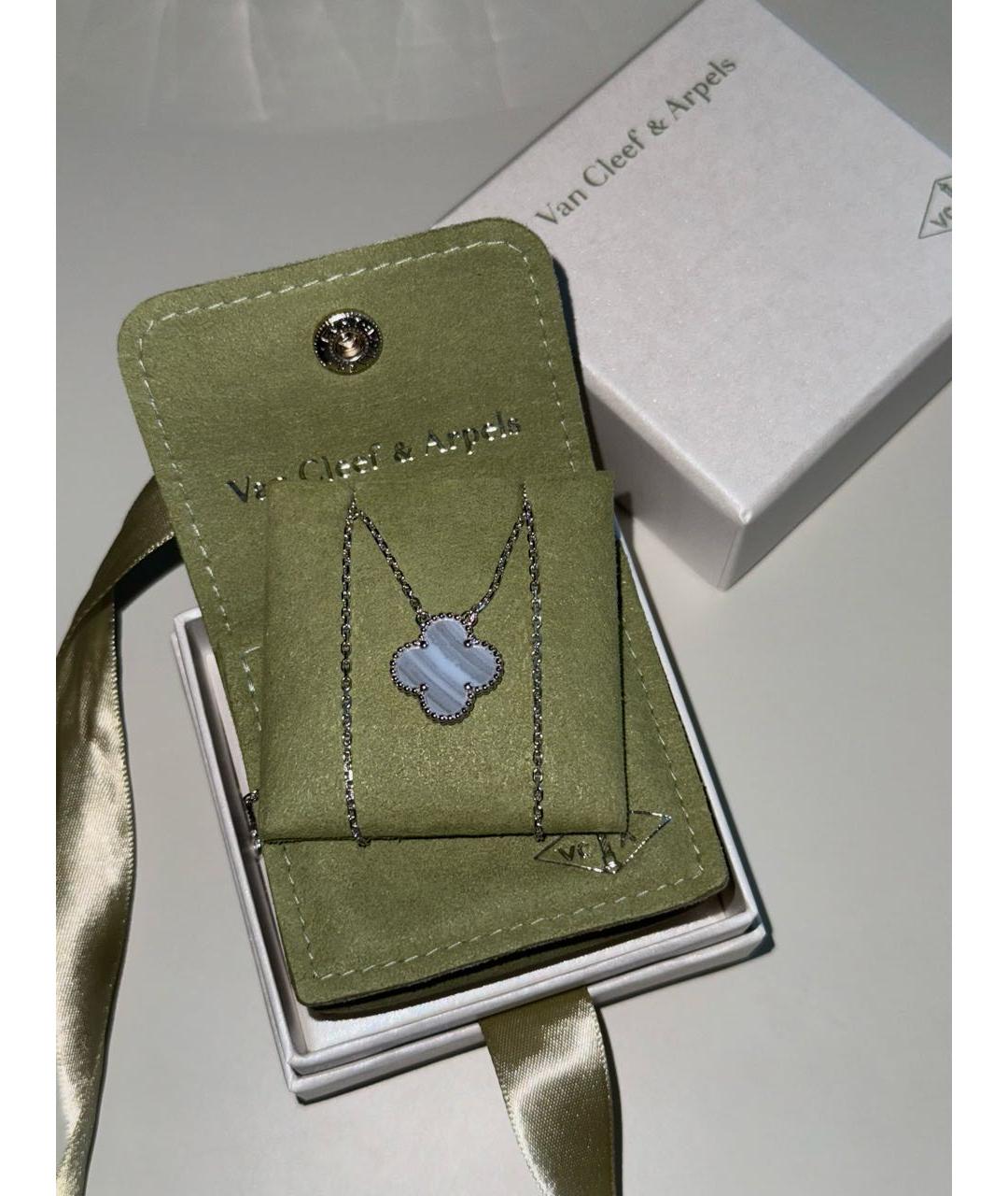 VAN CLEEF & ARPELS Голубое колье из белого золота, фото 2