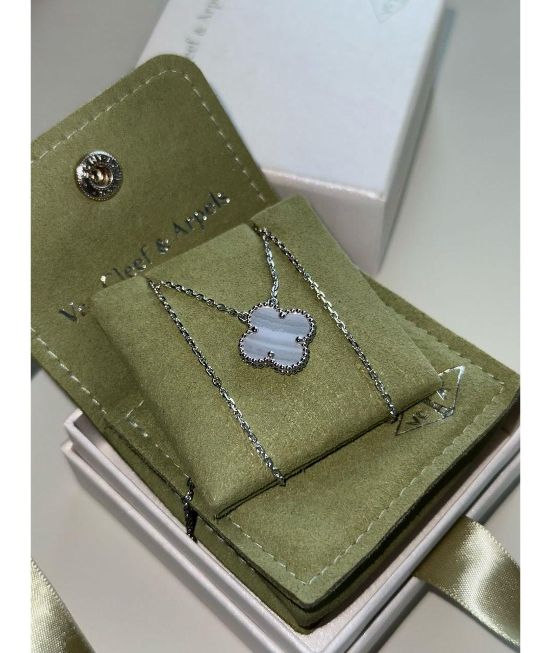 VAN CLEEF & ARPELS Голубое колье из белого золота, фото 3