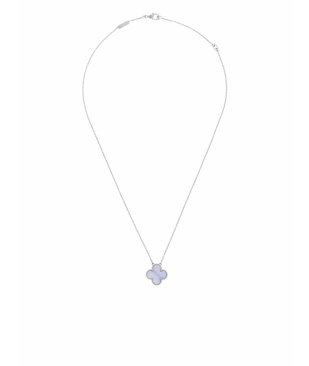 VAN CLEEF & ARPELS Голубое колье из белого золота, фото 1