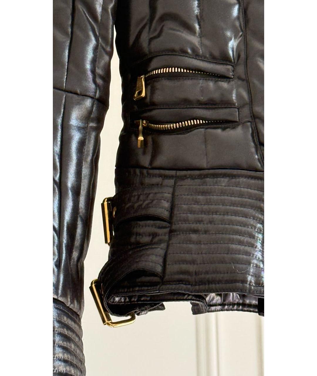 BALMAIN Черная полиэстеровая куртка, фото 6