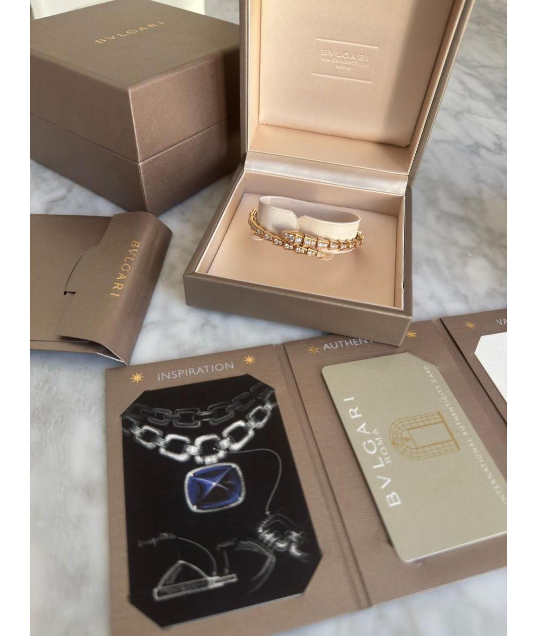 BVLGARI Розовый браслет из розового золота, фото 6