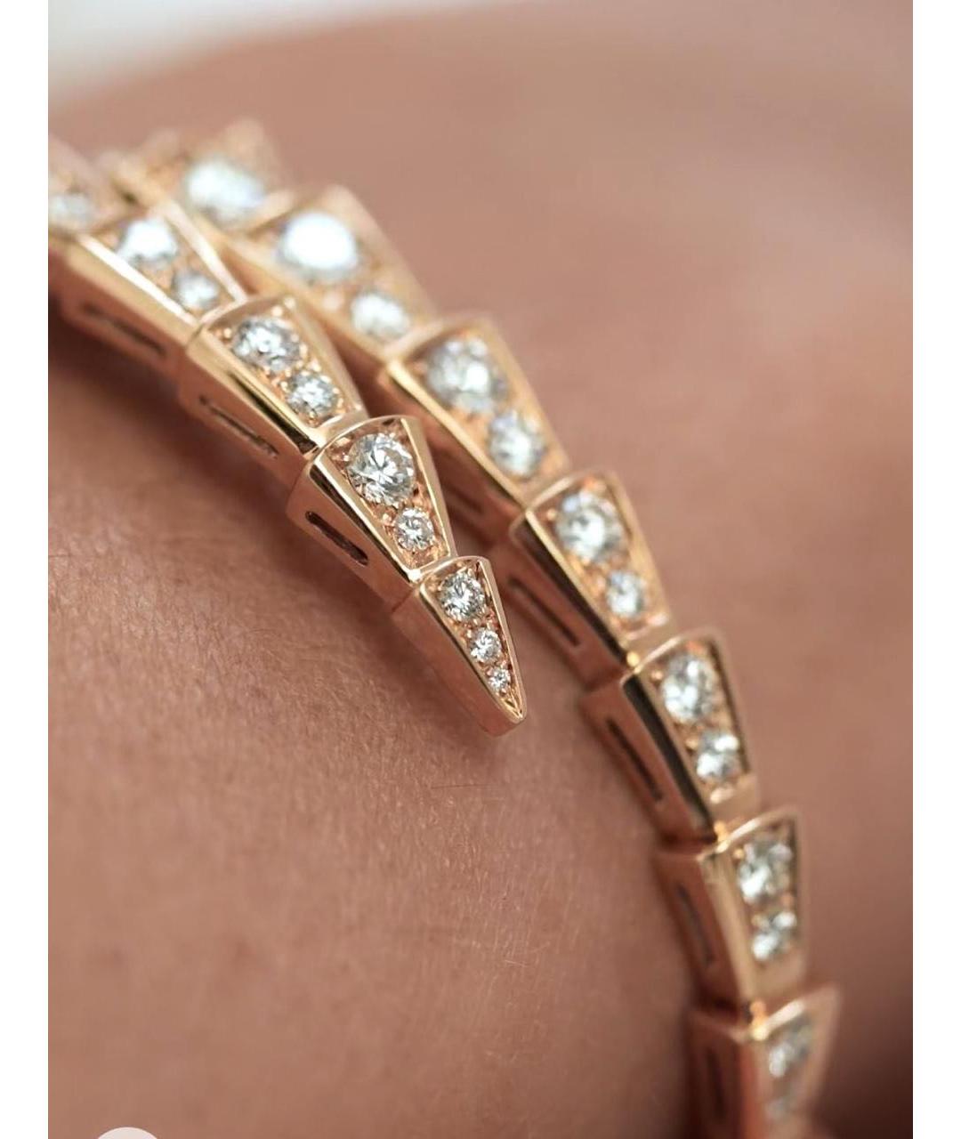 BVLGARI Розовый браслет из розового золота, фото 3