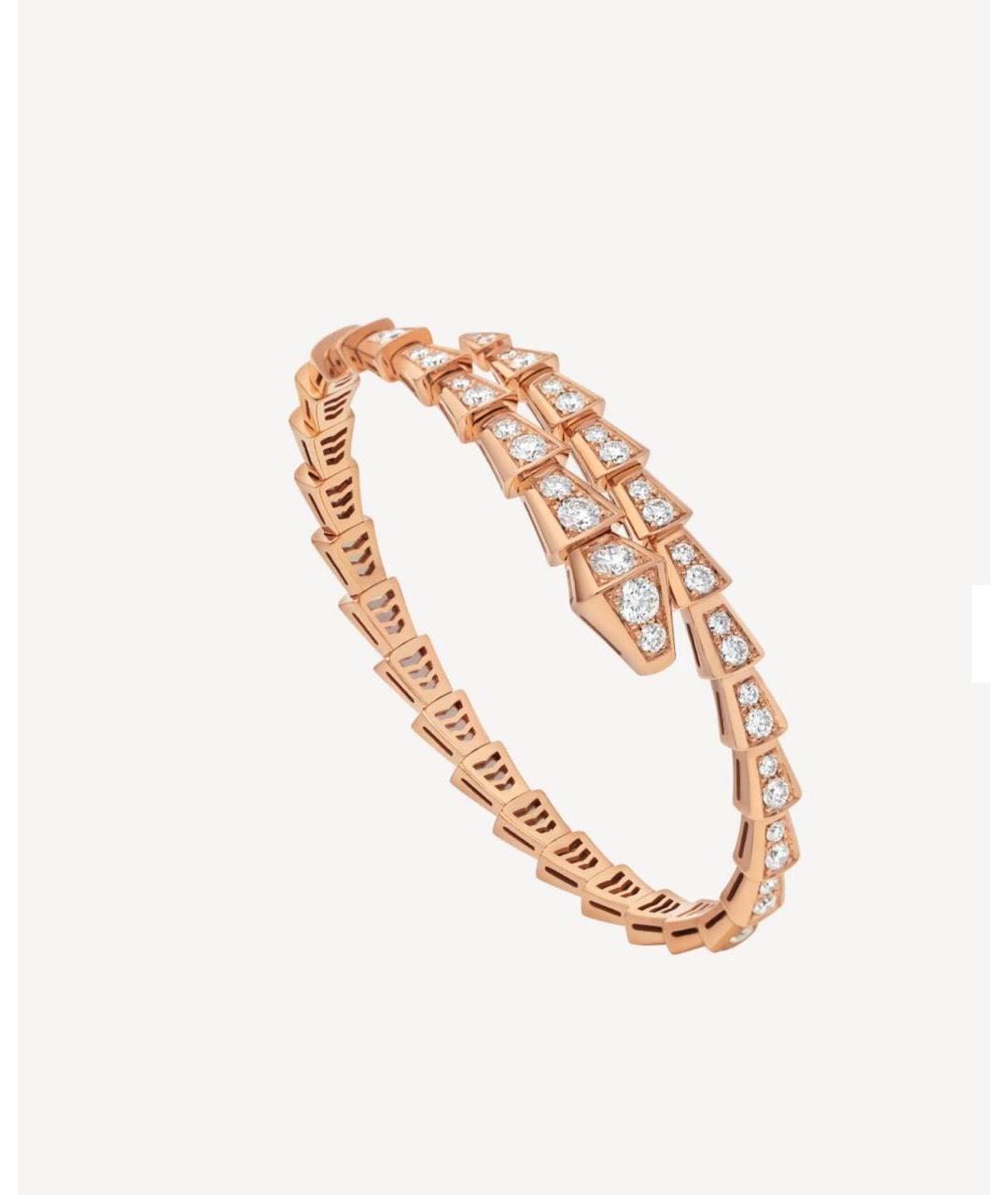 BVLGARI Розовый браслет из розового золота, фото 9