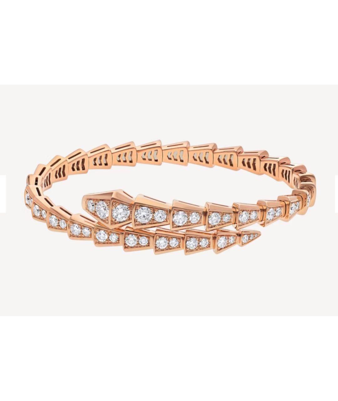 BVLGARI Розовый браслет из розового золота, фото 2