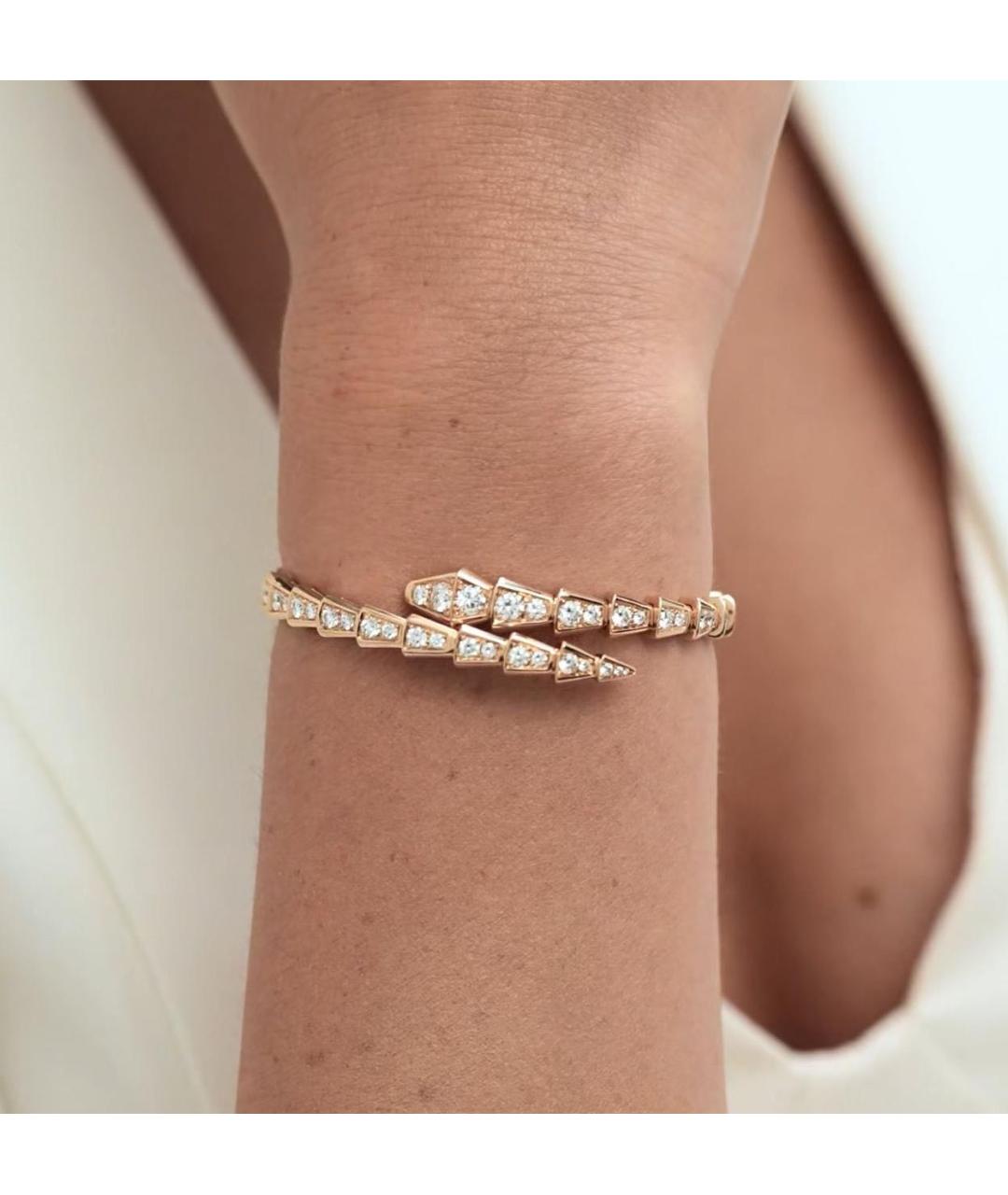 BVLGARI Розовый браслет из розового золота, фото 8