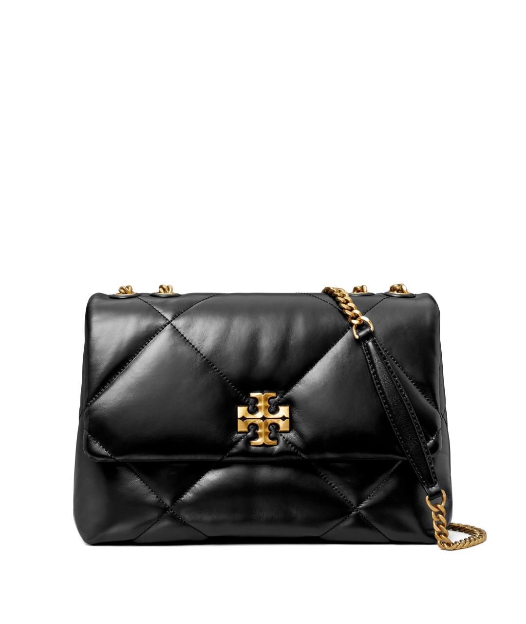 TORY BURCH Черная кожаная сумка через плечо, фото 1